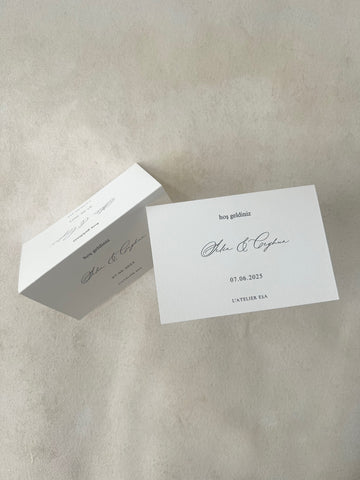 Tischkarte, personalisiert