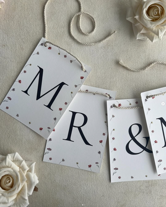 Standesamt-Girlande, Trauung