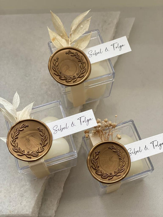 Mini Bubble Kerzen, royal