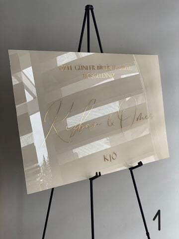 Empfangstafel Sticker