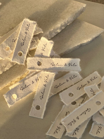 Baumwoll Etiketten, personalisiert