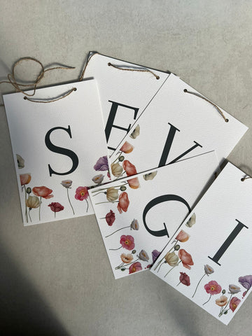 Standesamt-Girlande, floral