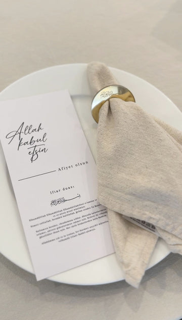 Ramadan Platzkarten für Iftar