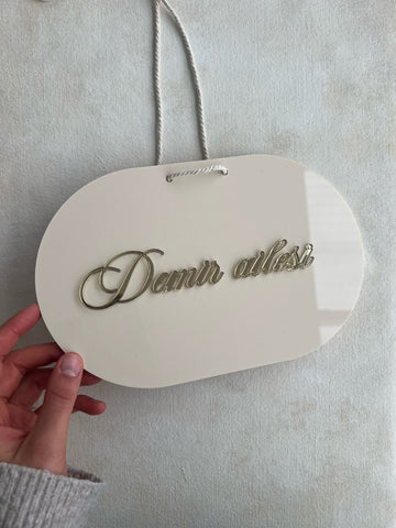 Türschild, personalisiert