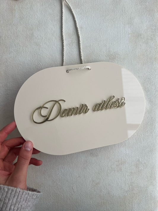 Türschild, personalisiert