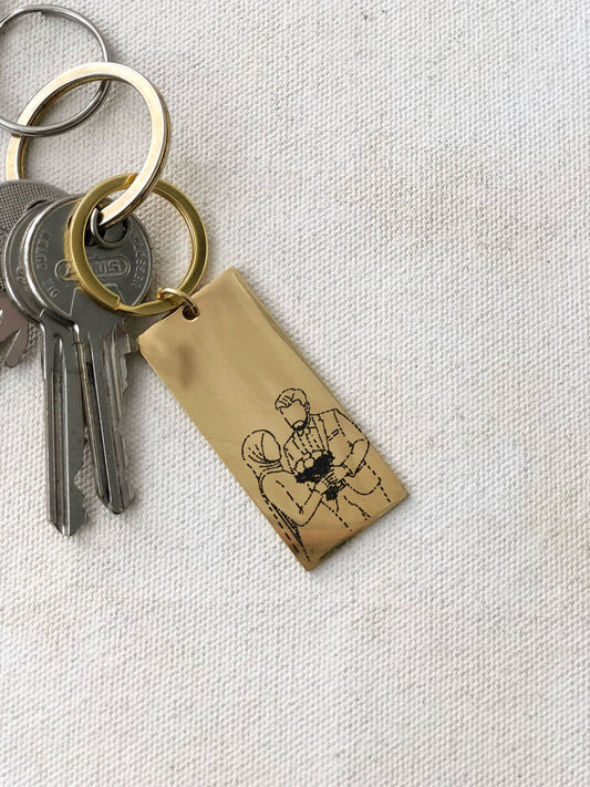 personalisierter Schlüsselanhänger mit Gravur