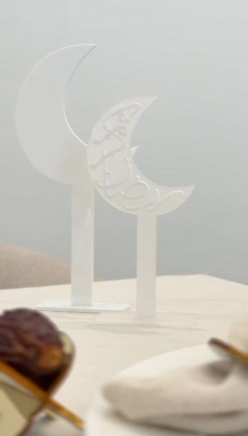 Mond-Deko-Objekte 2er Set