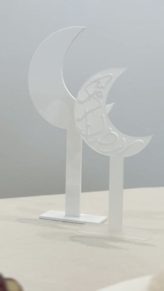 Mond-Deko-Objekte 2er Set