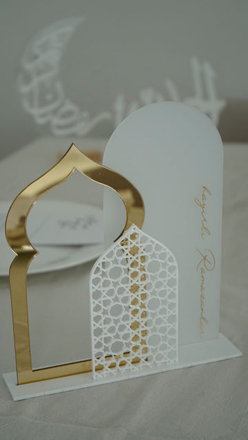 dekorative Ramadan Aufteller im 3er Set